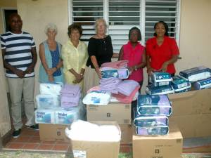 Carriacou Rotary Corps with Top Hill home Matron
